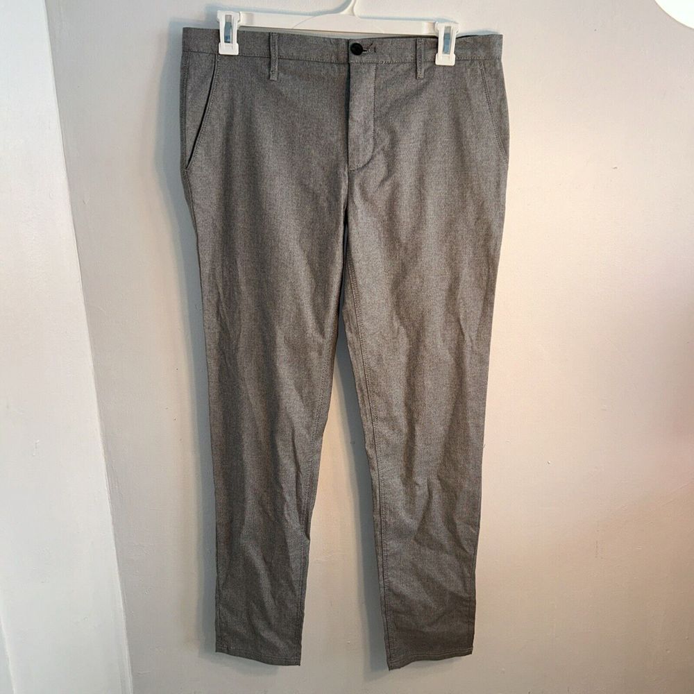 Zara Mens Skinny Pants Us Sz34 Gray -NWT